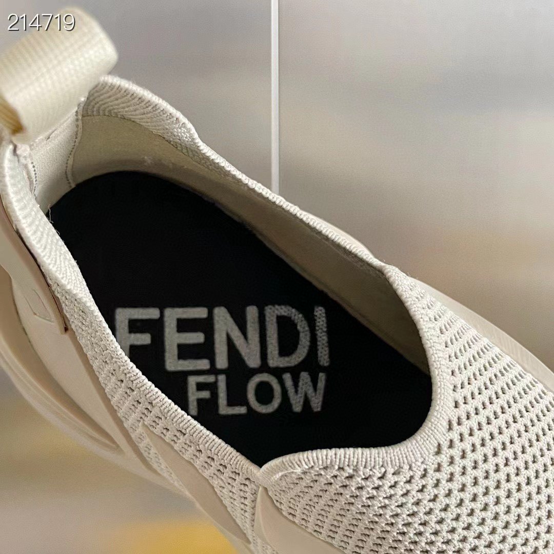 F**di Flow Beige Sneakers For Men 7E1504AHI8F0EJB