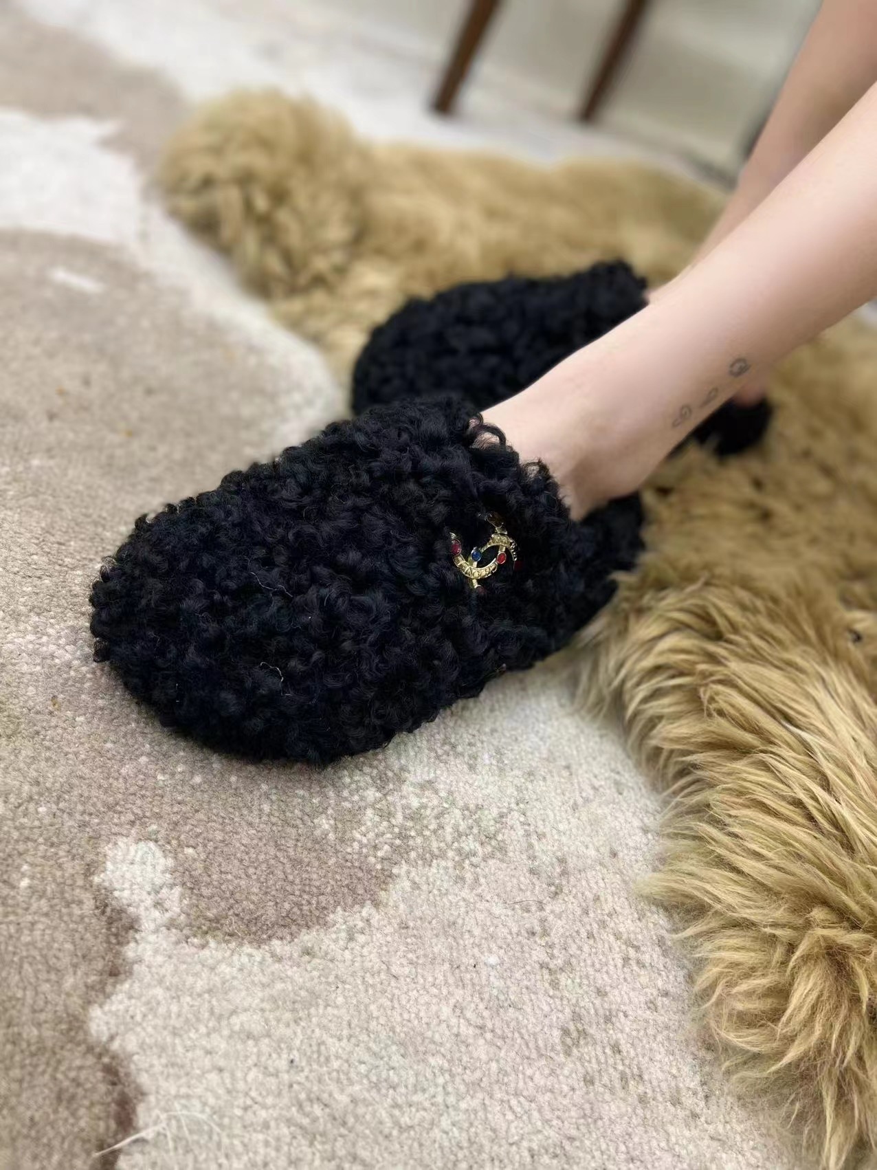 Ch**el Women’s Mules Black For Women