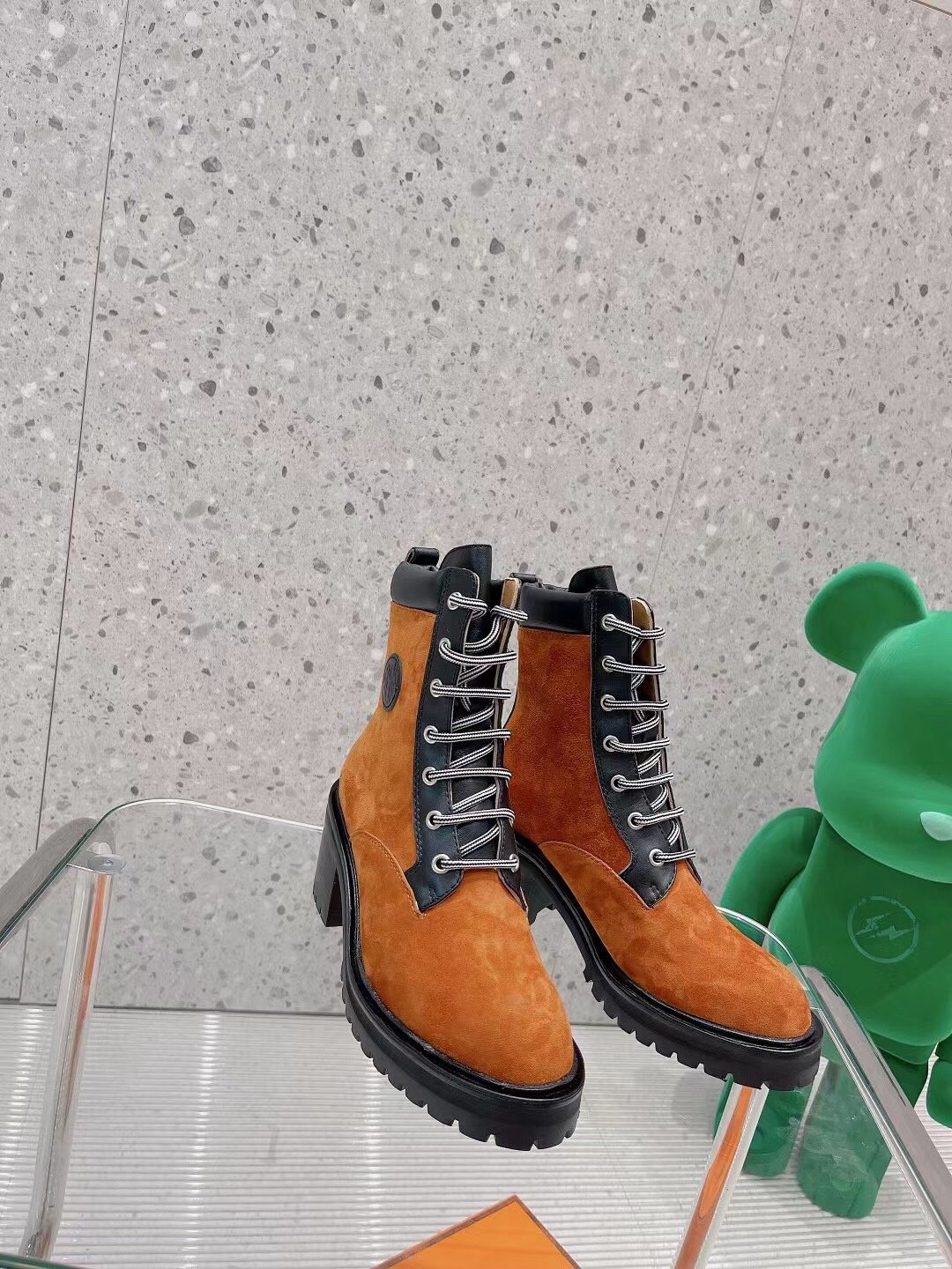 H**me5 Bridge Ankle Boots Brown For Women H202130Z Y4385