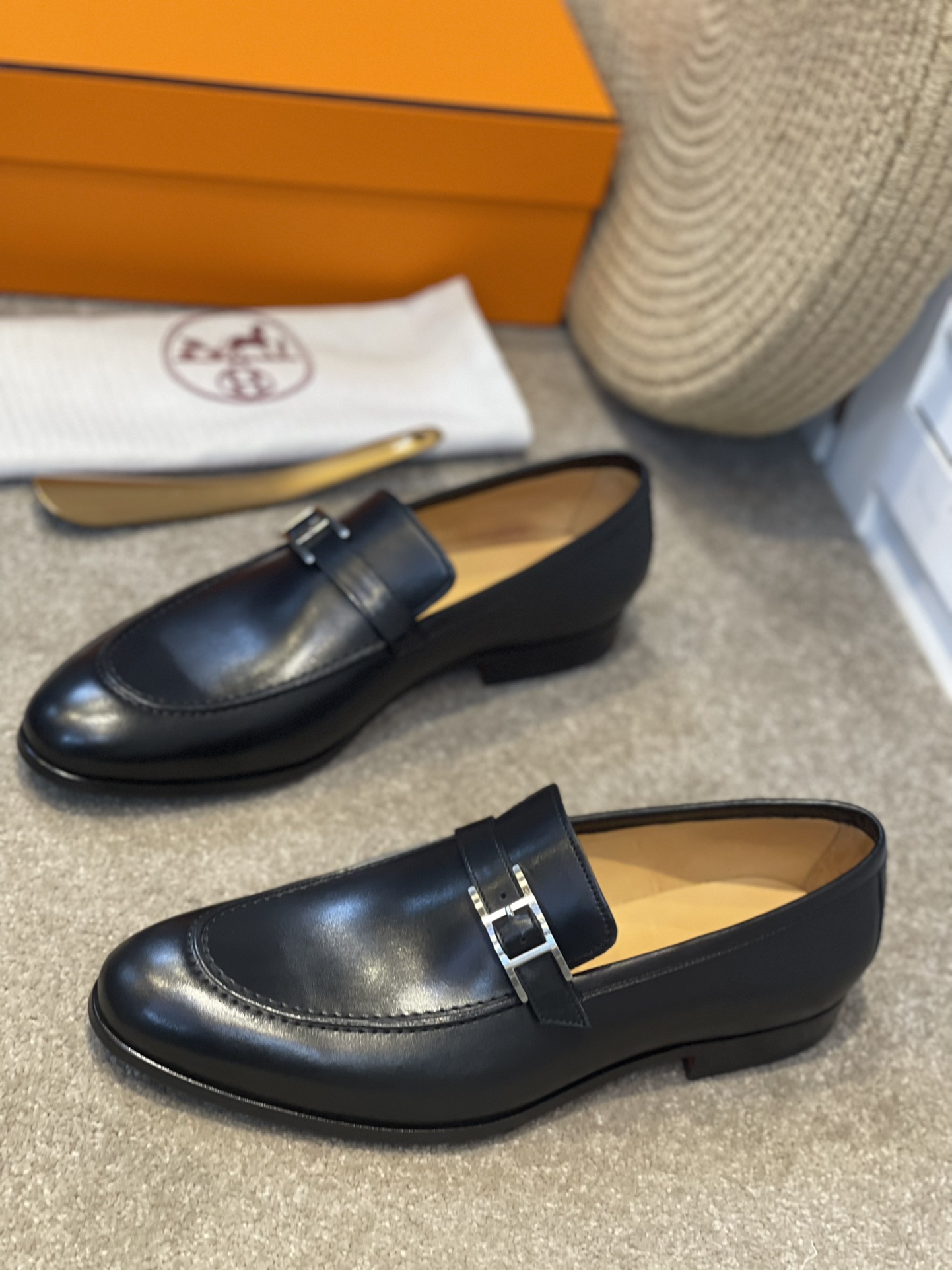 H**me5 Monterey Loafer Black For Men H171435ZH02395