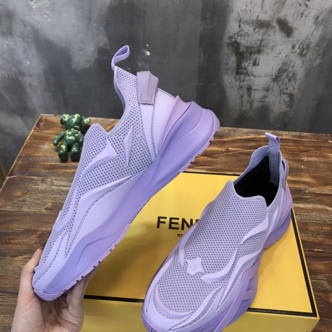 F**di Flow Purple Sneakers For Men 7E1504AHI8F1GB9