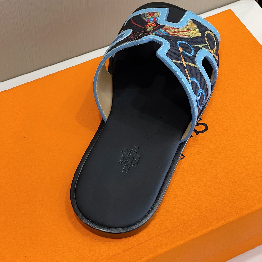 H**me5 Izmir Sandal Blue And Multicolor For Men
