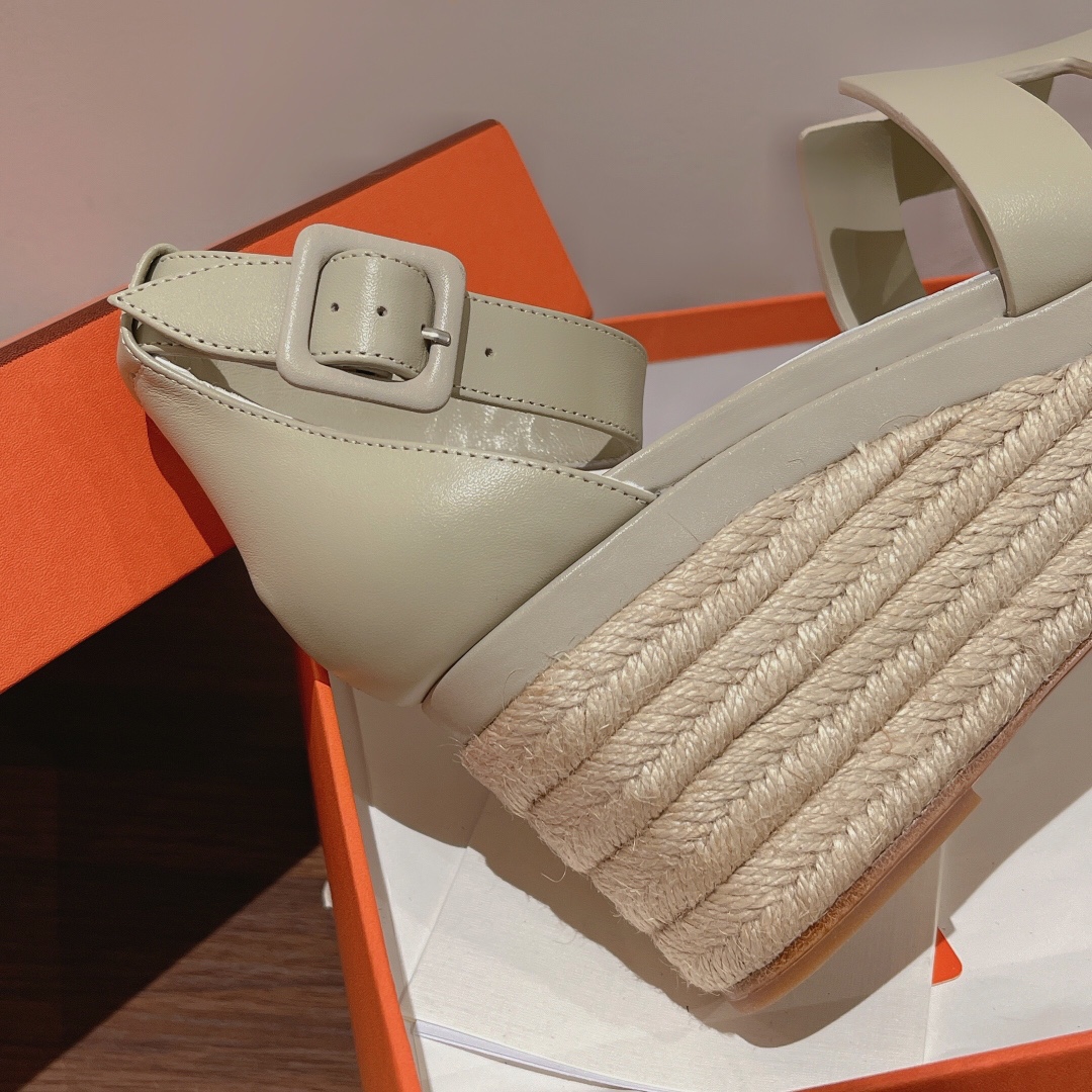 H**me5 Doll 40 Espadrilles Dark White For Women 1.6in/4cm