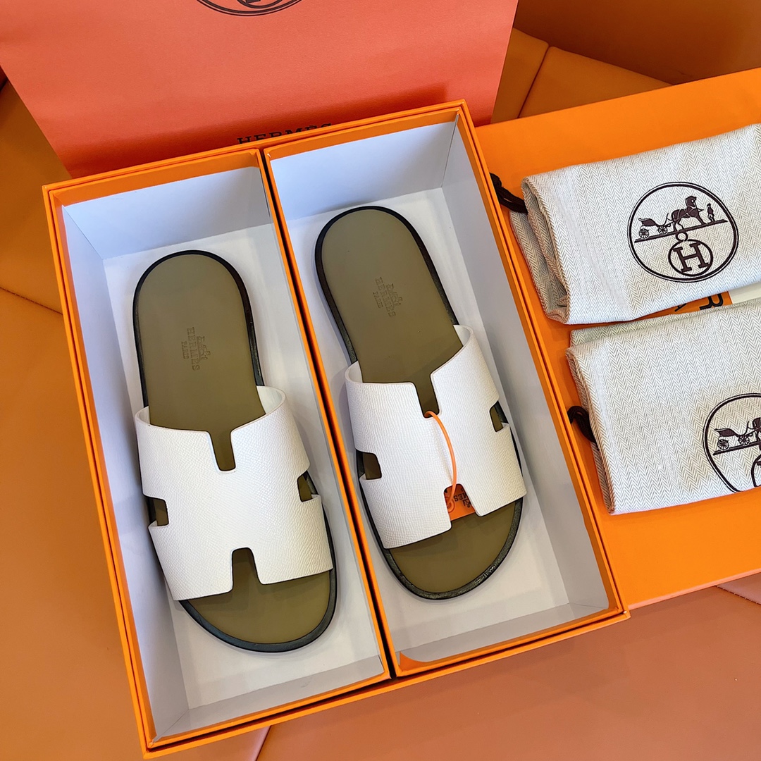 H**me5 Izmir Sandal White And Beige For Men H221824ZHF8420