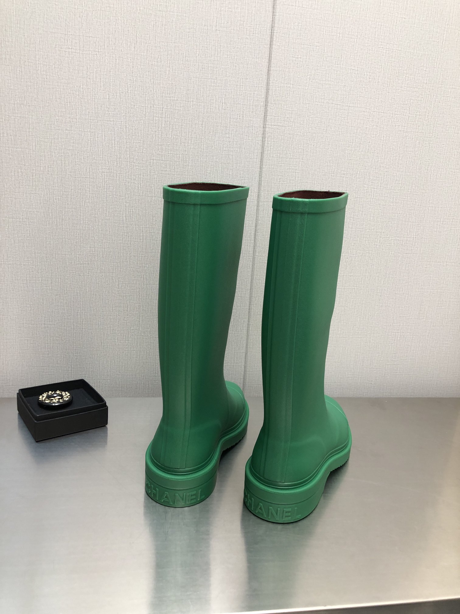 Ch**el Women’s Hight Boots Green For Women