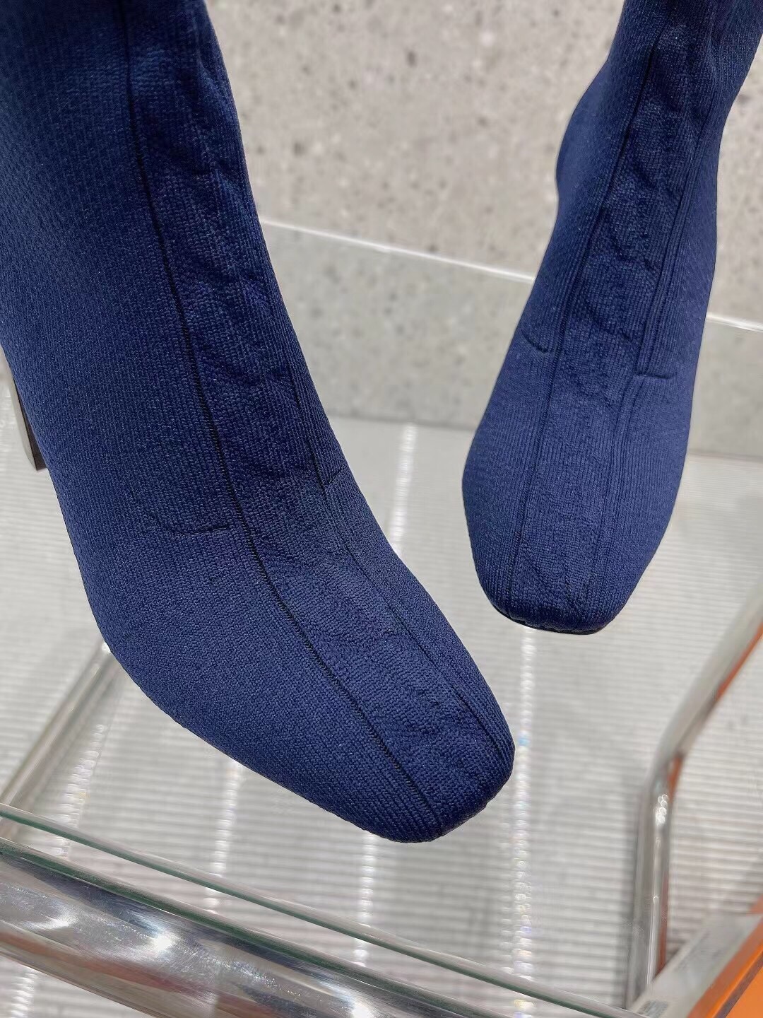 H**me5 Volver 90 Ankle Boots Blue For Women 3.5in/9cm H192035Z O5405