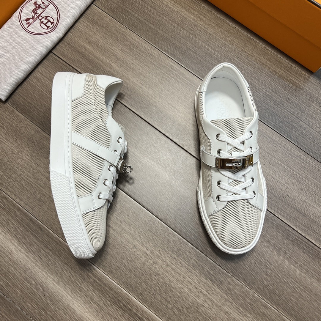 H**me5 Casual Sneakers Gray And White For Men